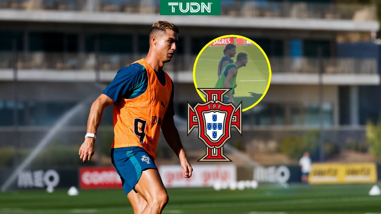 Cristiano Ronaldo se entera que Renato Veiga nació el año en que debutó