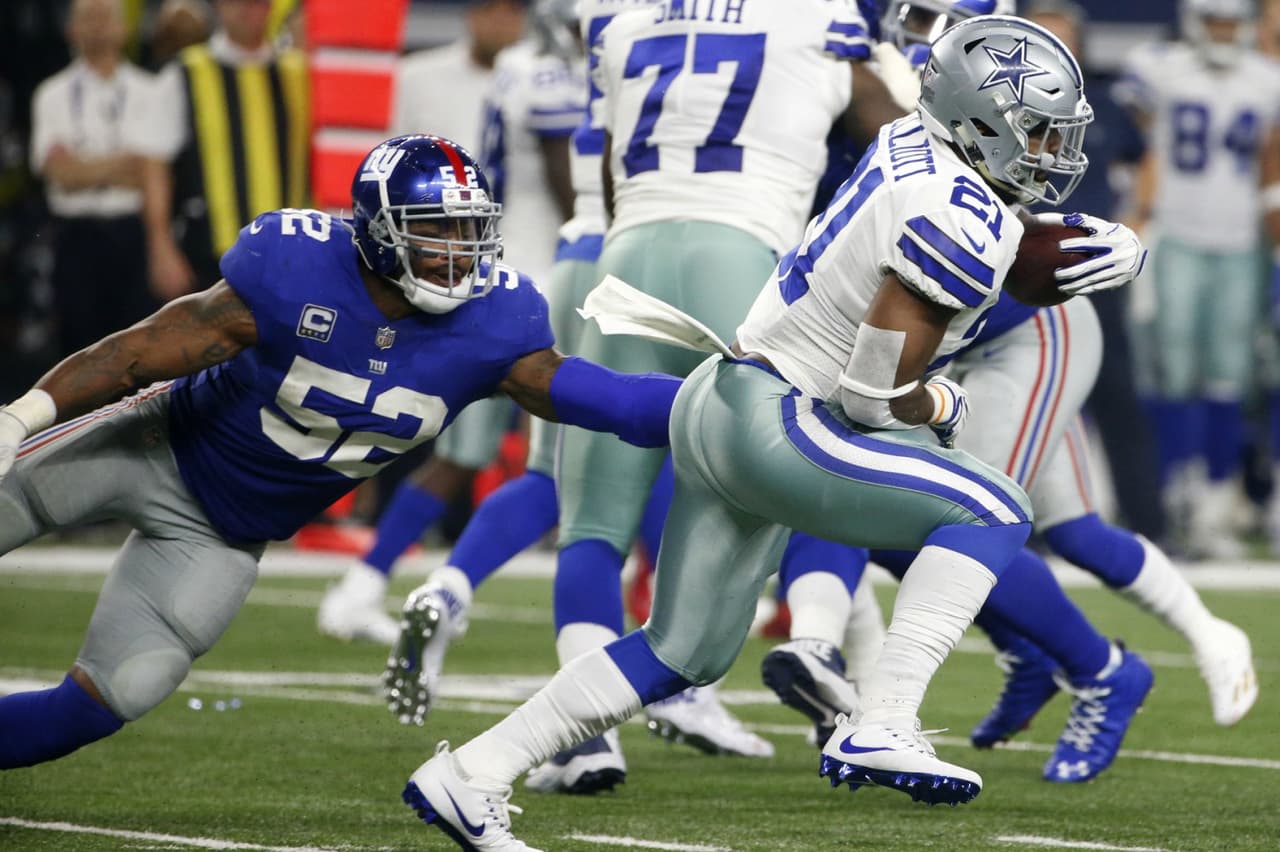 'Zeke' y la defensa de los Cowboys dan cátedra para imponerse a los Giants