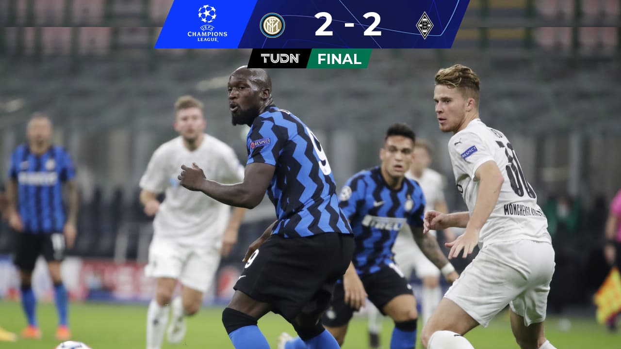 Lukaku rescata el empate para el Inter ante el Gladbach