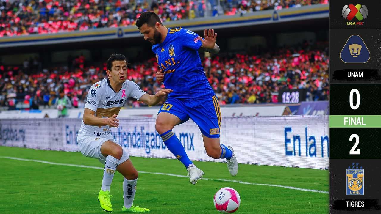 Pumas no pudo con Tigres en Houston.