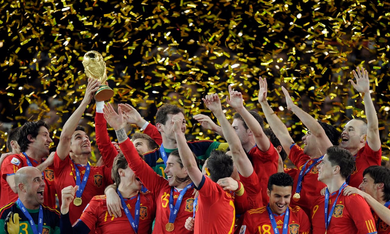 El 11 de julio del 2008 se vivió el día más importante en la historia del fútbol de España con el título obtenido por 'La Roja', como se le conoce a esa selección, en el Mundial de Sudáfrica-2010.