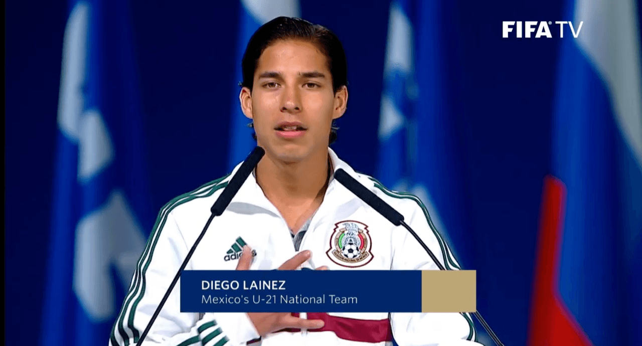 Diego Lainez 'le dio' el Mundial a México y presumió al América ante FIFA