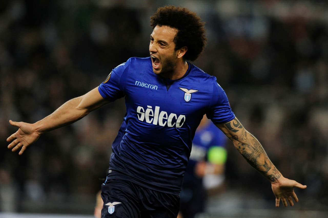 Felipe Anderson, al minuto 17 del segundo tiempo, puso lo que parecía la remontada 2-1 a favor de Lazio en el partido contra Dynamo Kyiv.