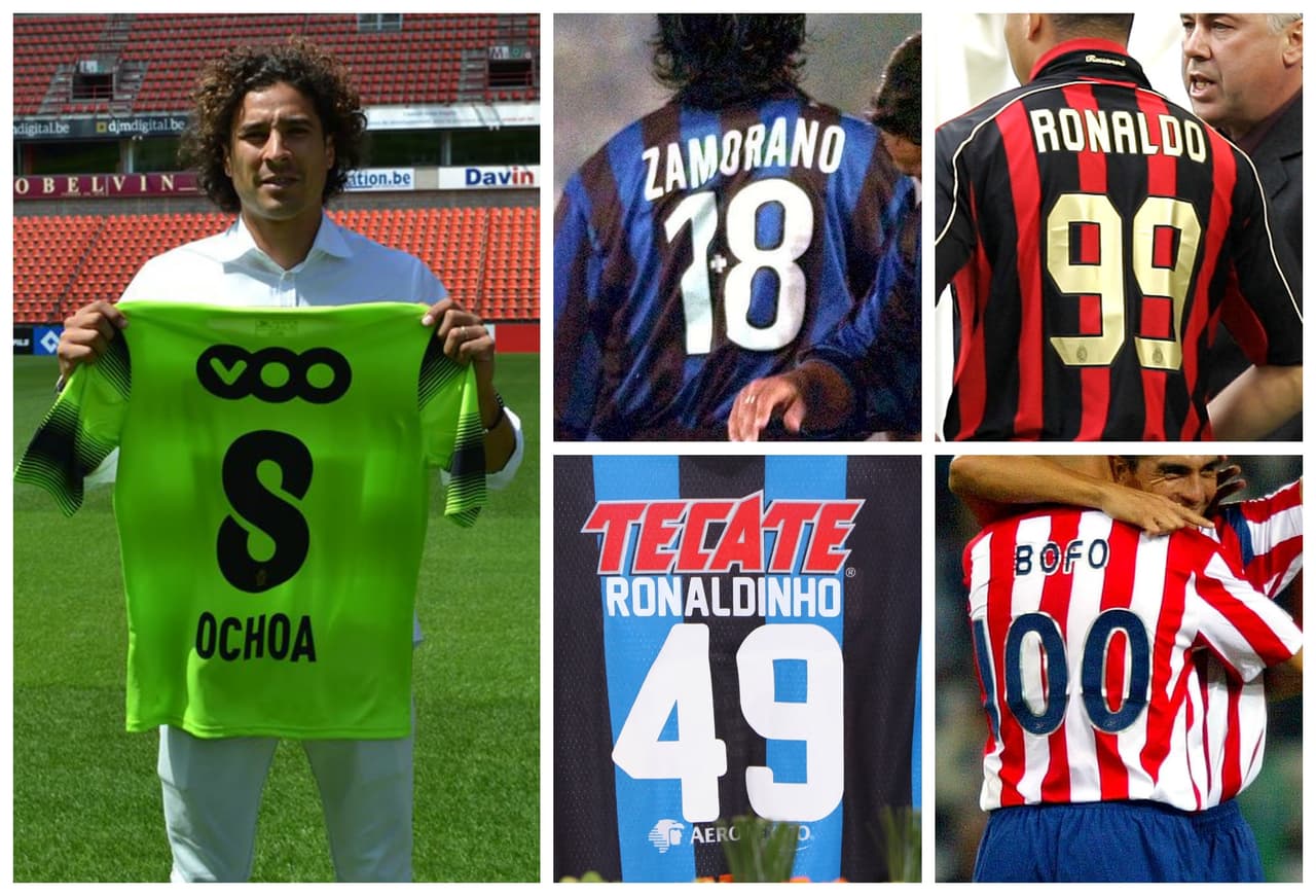 Diferentes razones han llevado a jugadores de primer nivel a llevar en sus espaldas números raros para el fútbol. El último en unirse al grupo fue el portero del
<i>Tri.</i>