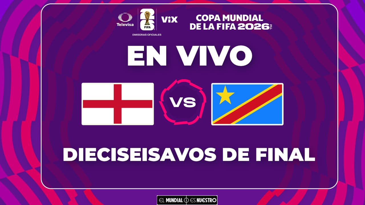 Inglaterra vs. RD Congo partido EN VIVO hoy del Mundial 2026: ¡Inglaterra enfrentará a México!