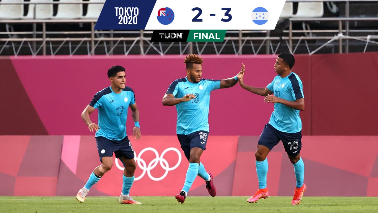 ¡Remontada catracha! Honduras gana en Tokyo 2020 a Nueva Zelanda