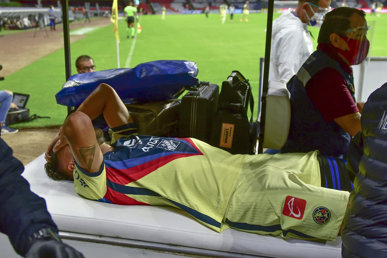 Bruno Valdez, con ruptura parcial de ligamento cruzado