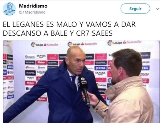 Real Madrid y su eliminación de la Copa del rey a manos del Leganés en el Santiago Bernabéu son motivos de burlas en redes, desde la campaña de Zidane esta temporada hasta incidencias de la derrota.