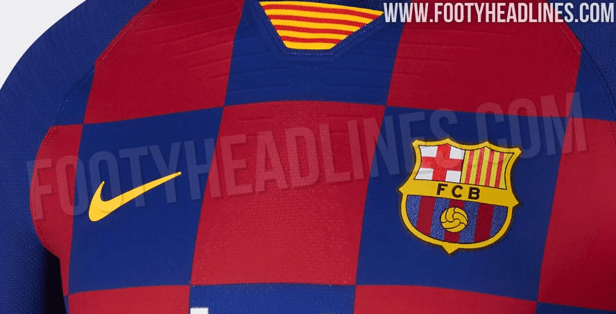 Con un diseño a cuadros, similar al de la playera de la Selección de Croacia, así sería la ropa del Barcelona para la temporada 2019-2020.