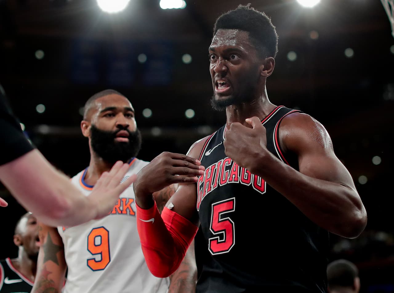En el Madison Square Garden se enfrentaron los New York Knicks con los Chicago Bulls.