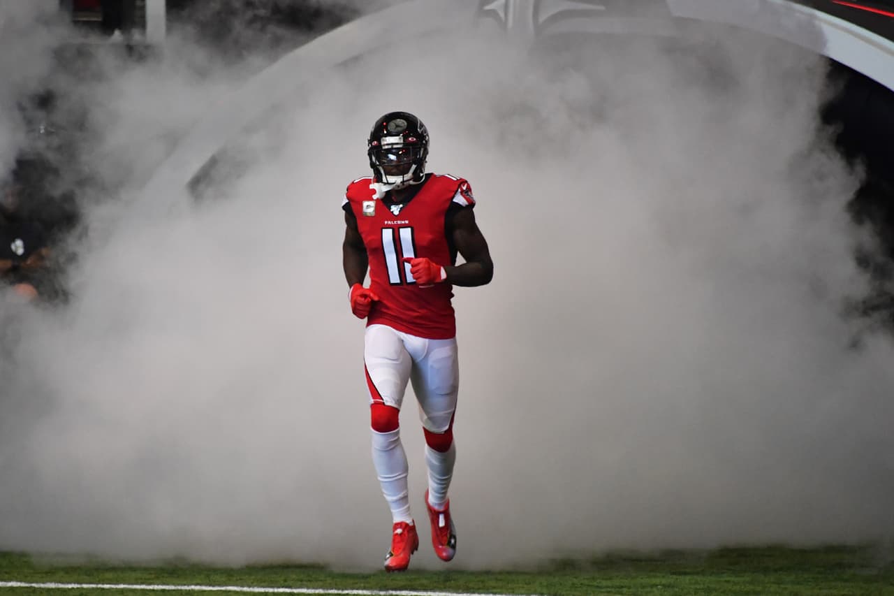 Julio Jones es duda para enfrentar a Saints
