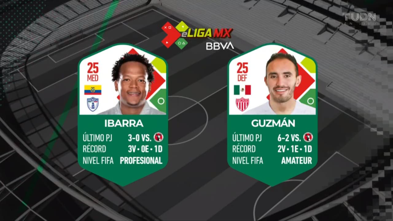 En un duelo desangelado, Carlos Guzmán de Necaxa venció 2-0 a Romario Ibarra, representante del Pachuca en la eLiga MX.