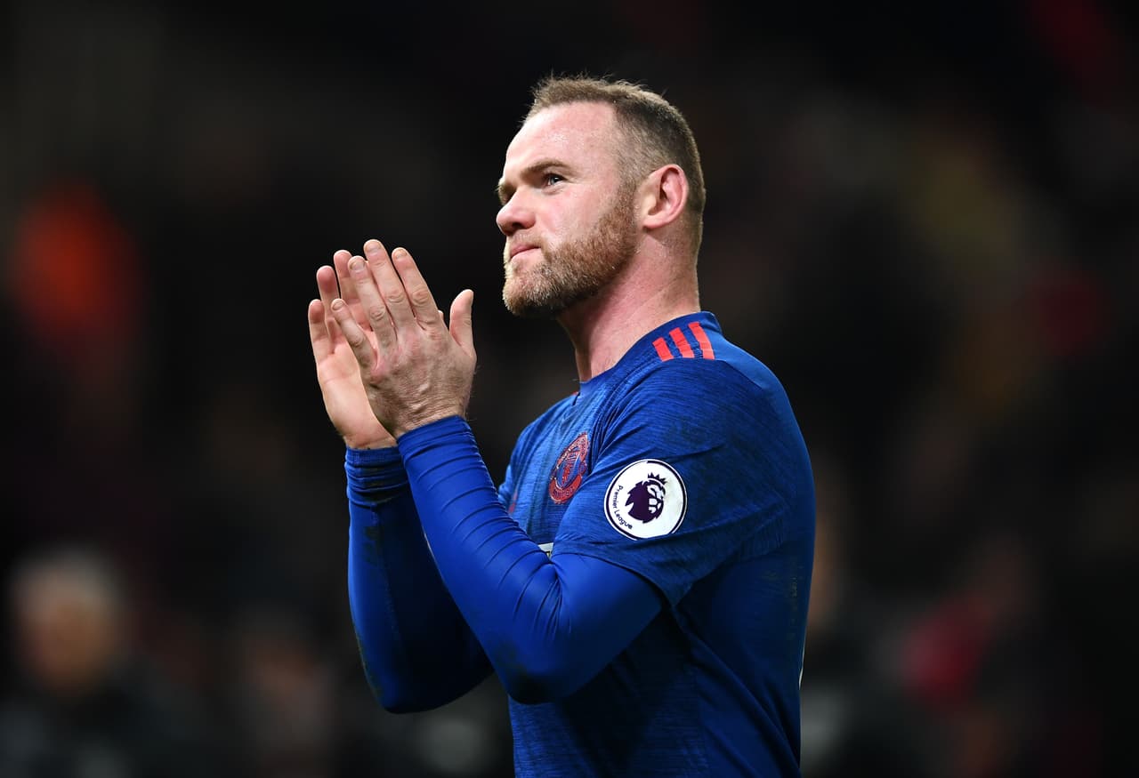 STOKE ON TRENT, ENGLAND - JANUARY 21: Wayne Rooney of Manchester United shows appreciation to the fans after the Premier League match between Stoke City and Manchester United at Bet365 Stadium on January 21, 2017 in Stoke on Trent, England. Wayne Rooney scored his 250th goal for Manchester United in all competitions, which makes him the club's top goal scorer of all time. He surpasses the record previously held by Sir Bobby Charlton. (Photo by Laurence Griffiths/Getty Images)