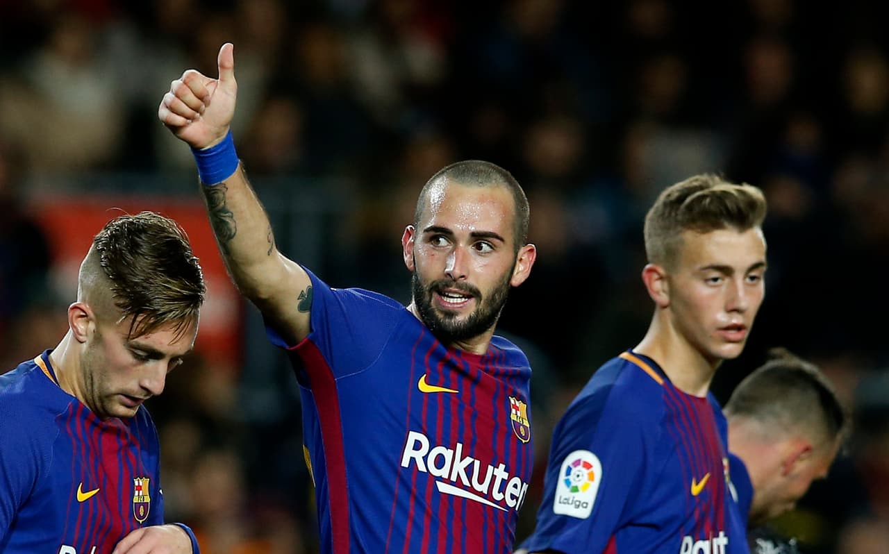 Entre los que menos ha pesado en el Barça está Aleix Vidal, con 346 minutos y un solo gol.