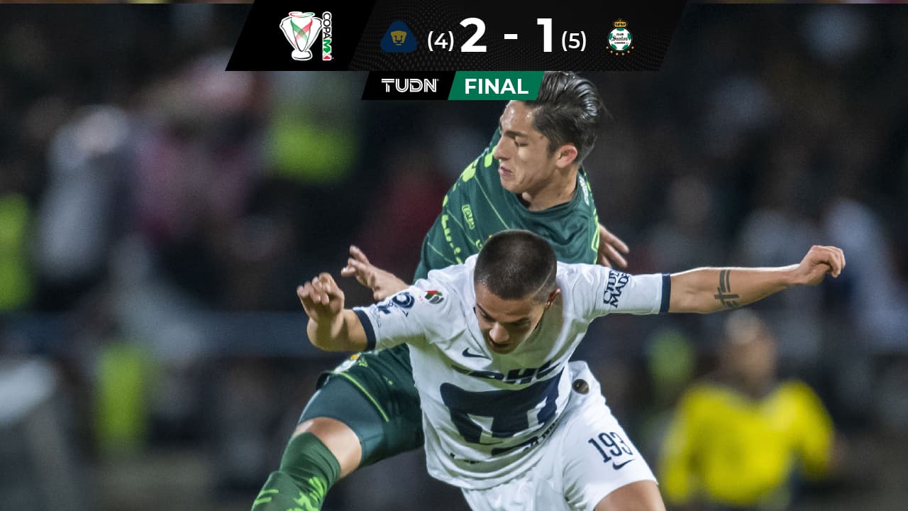 Santos elimina a Pumas y deja a la Copa MX sin ‘grandes’
