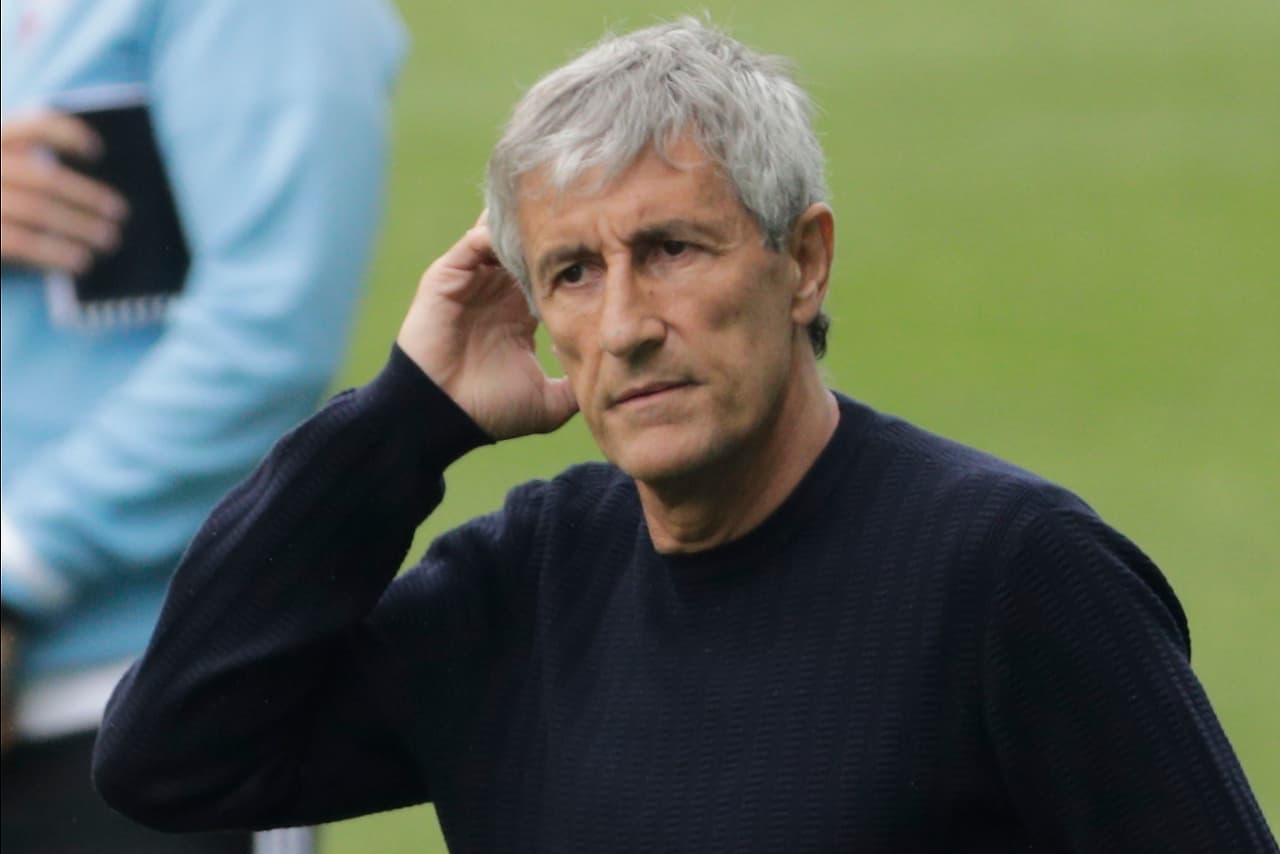 Setién: "Creo que el empate ante el Celta es injusto"