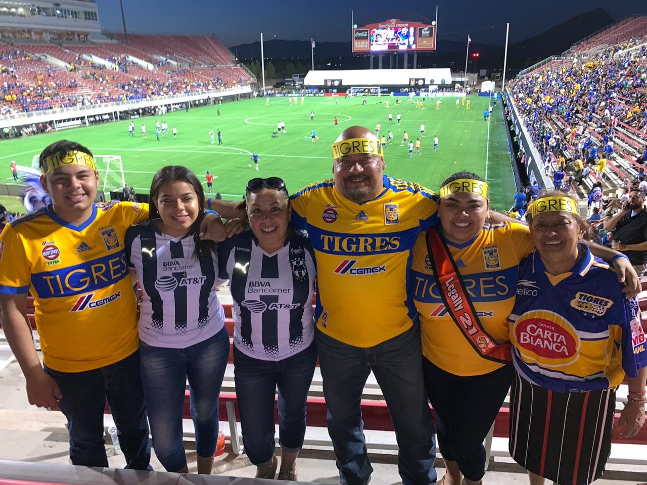 La afición mexicana vive la final de la Leagues Cup entre, Cruz Azul y Tigres, en Las Vegas, Nevada.