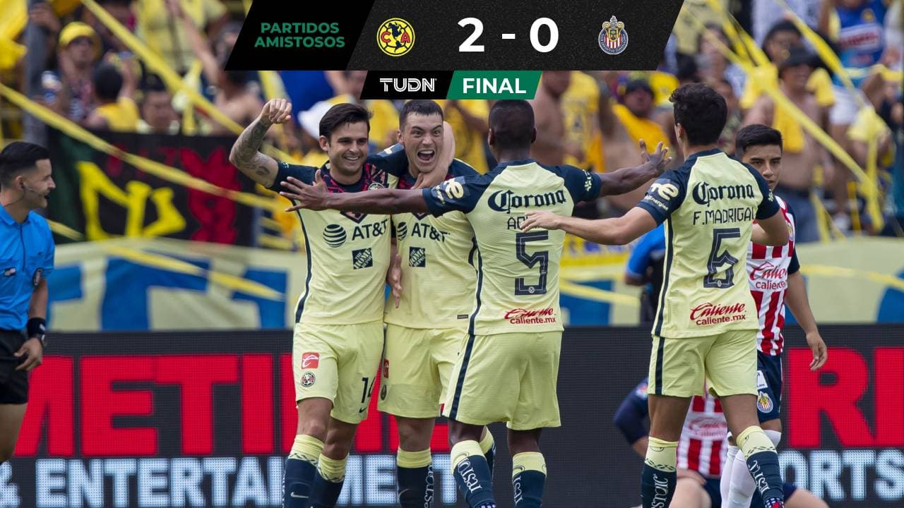 ¡No pierden ni en amistosos! América venció a Chivas en Clásico USA