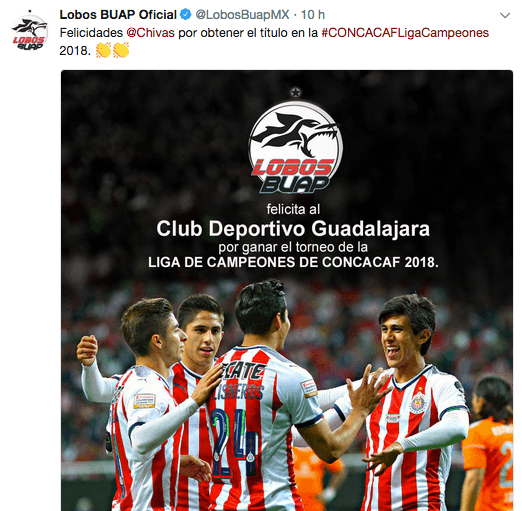 Lobos BUAP.