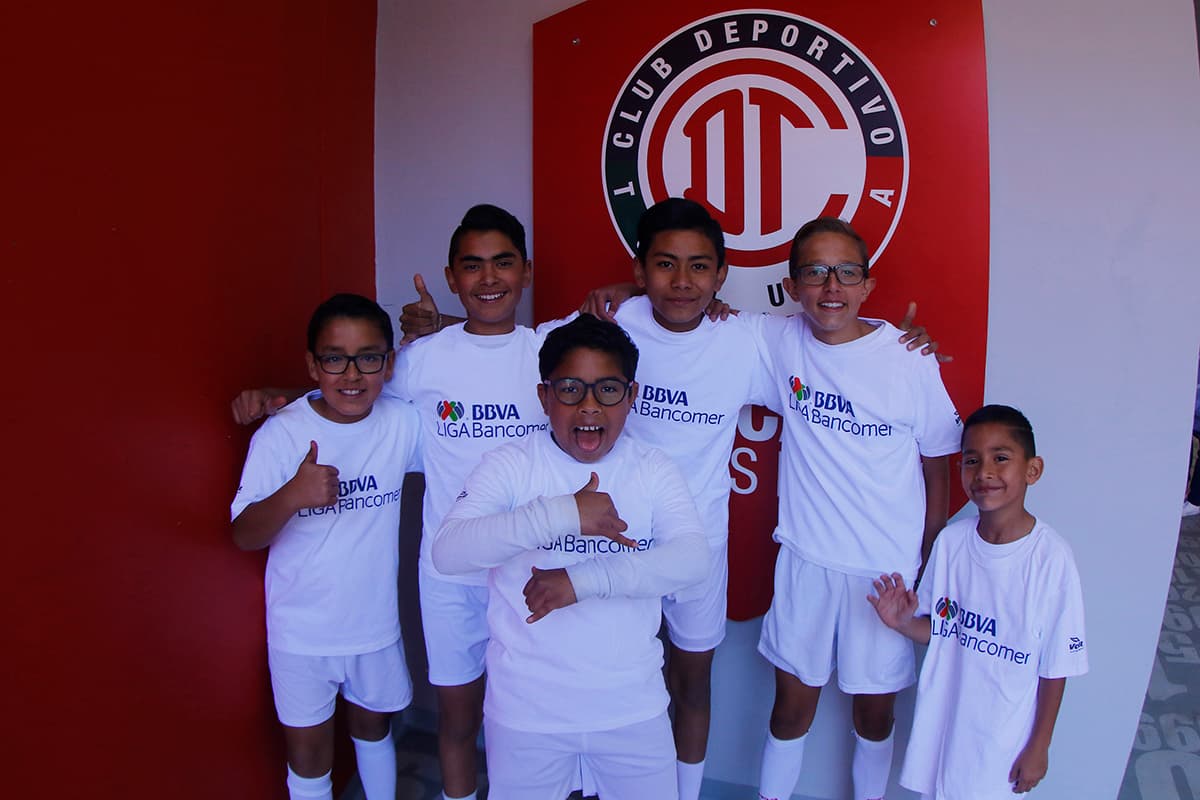 Los integrantes del protocolo también vivieron su momento en la casa del Toluca.