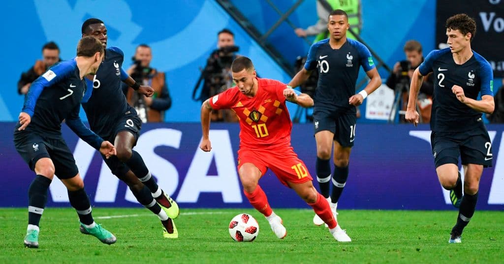 Hazard era el eje creativo de los 'Diablos Rojos', un jugador cuya capacidad individual estuvo a la entrega del equipo para generar peligro.