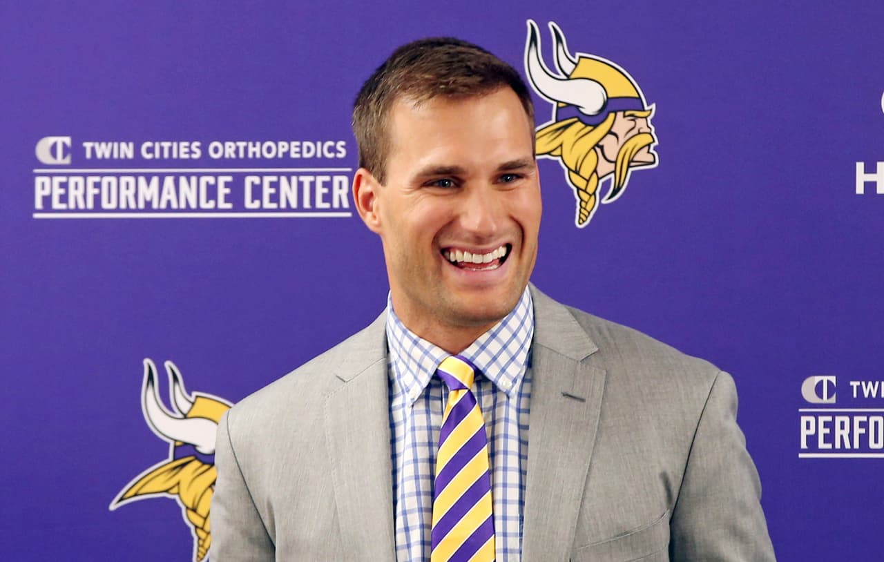 1: Kirk Cousins, Minnesota Vikings - $28,000,000.