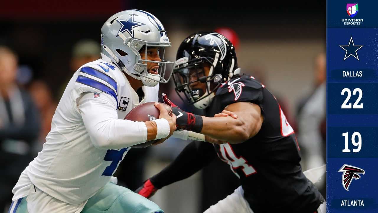 Cowboys volaron sobre Falcons y están más vivos que nunca