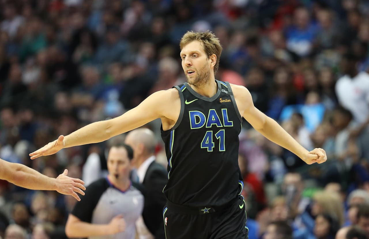 <b>7. Dirk Nowitzki - </b>31,187 puntos (aún está activo)