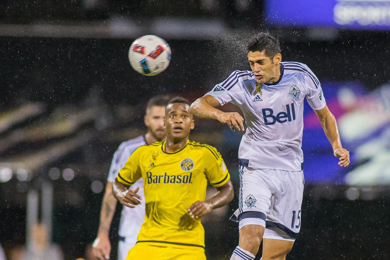Los Whitecaps firmaron el 3-1 ante el Crew, que dominó gran parte del juego