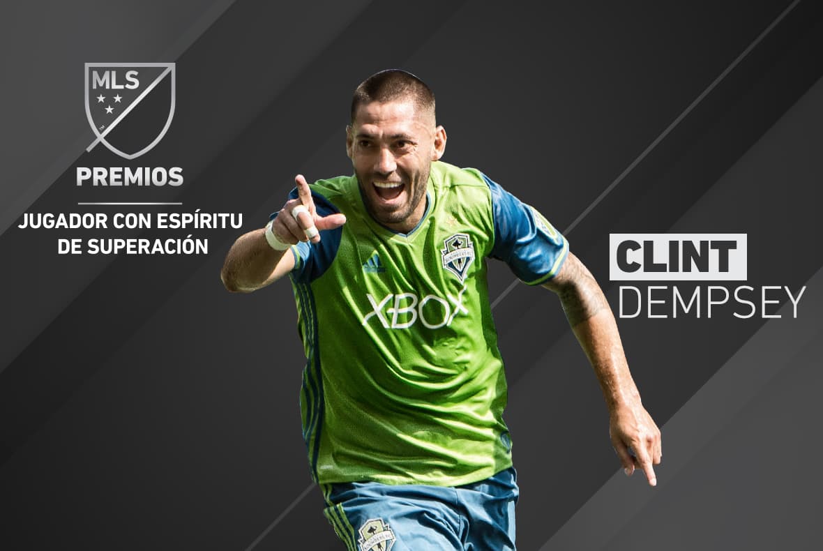 Clint Dempsey es elegido como el Jugador con Espíritu de Superación del Año de la MLS