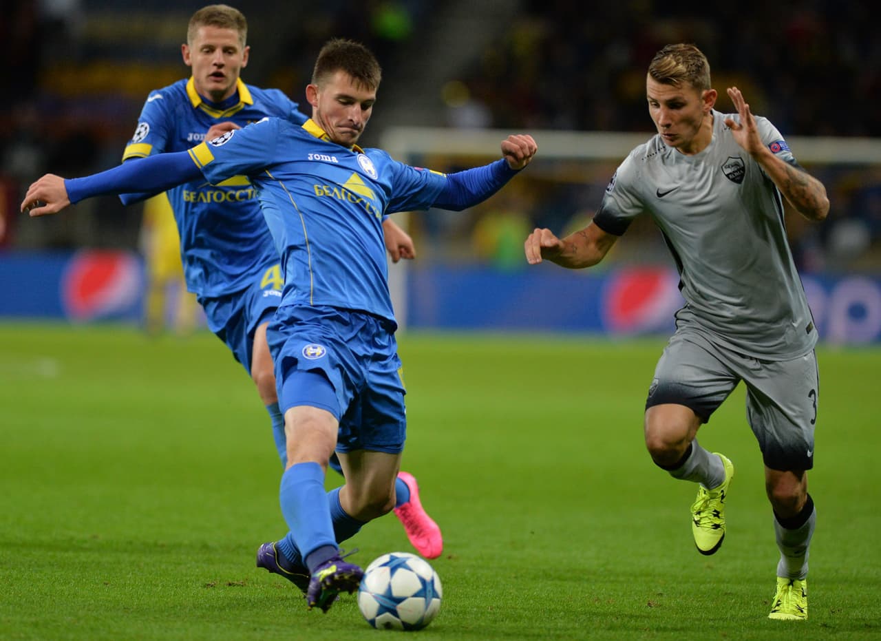 La Roma perdió 3-2 en su visita al BATE Borisov de Bielorrusia que se impuso con doblete de Mladenovic y tanto de Stasevich; por la Loba marcaron al final Gervinho y Torosidis pero no le alcanzó a los giallorossi.