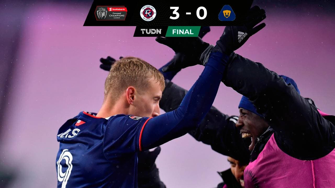 Pumas, en peligro de la eliminación tras goleada de New England