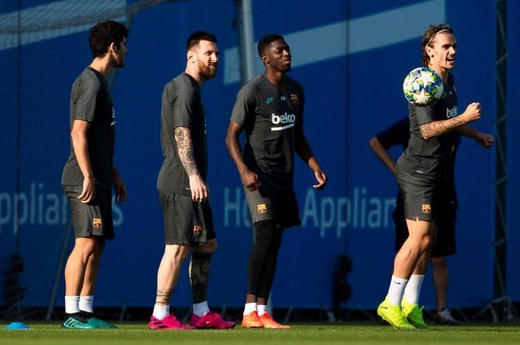 Dembélé vuelve a entrenar y se encamina a Champions ante Chucky