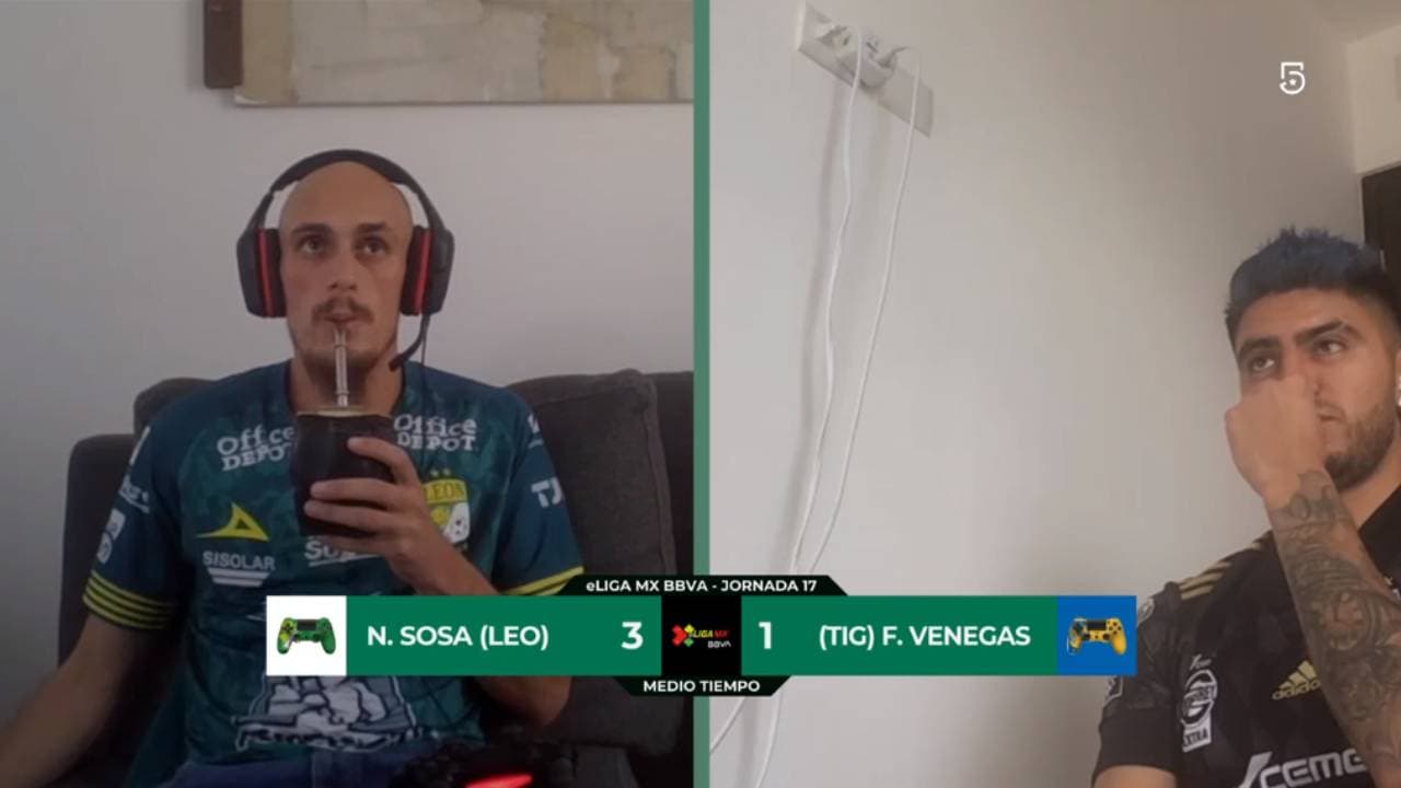 Nicolás Sosa apaleó a Francisco Venegas 4-1; León es serio candidato al primer título del futbol virtual.