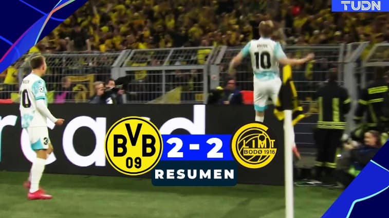 Dortmund pierde la oportunidad de meterse a zona de clasificación directa en Champions League