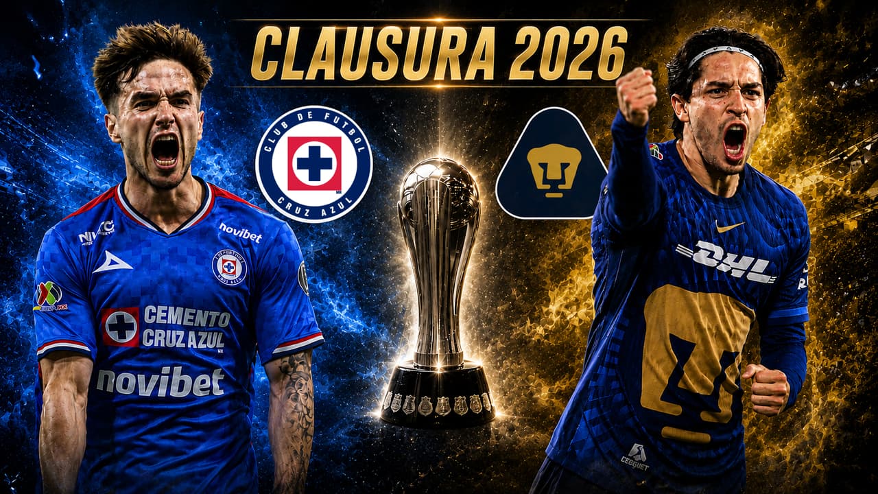 Pumas y Cruz Azul se verán nuevamente las caras en una Final de Liga MX