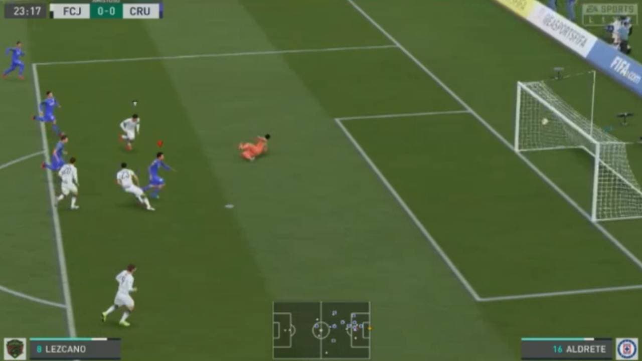 Eder Borelli y los Bravos de Juárez apalearon al Cruz Azul 4-1 en la última jornada de la primera edición de la eLiga MX.