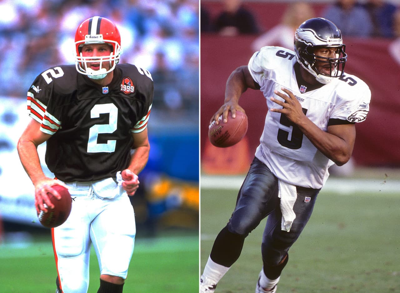 Draft de 1999.- No. 1: Tim Couch (Kentucky).- Cleveland Browns. No. 2: Donovan McNabb (Syracuse).- Philadelphia Eagles.