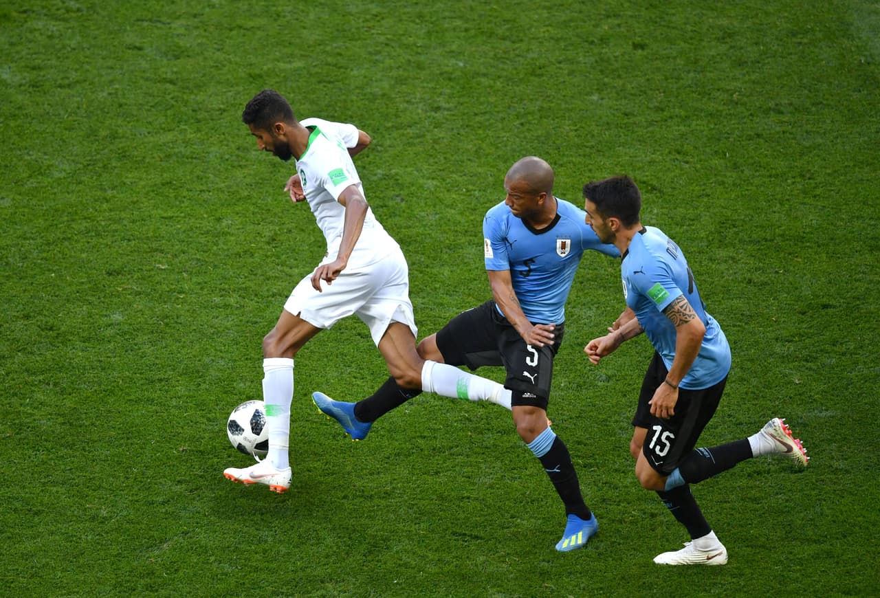 Arabia Saudita tuvo en el remate del partido el balón y a punta de orgullo propio intentó acercarse al gol, pero sin éxito.