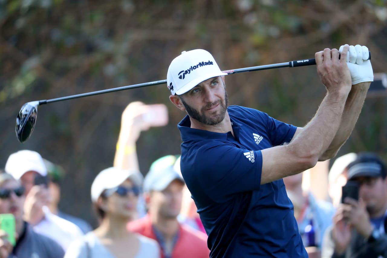 Dustin Johnson es el cuarto en la clasificación y también es uno de los compañeros de juego de Donald Trump.