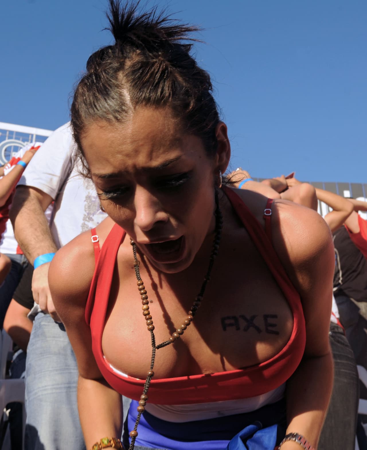 Fue una jornada de muchas emociones para la modelo paraguaya contra los japoneses.