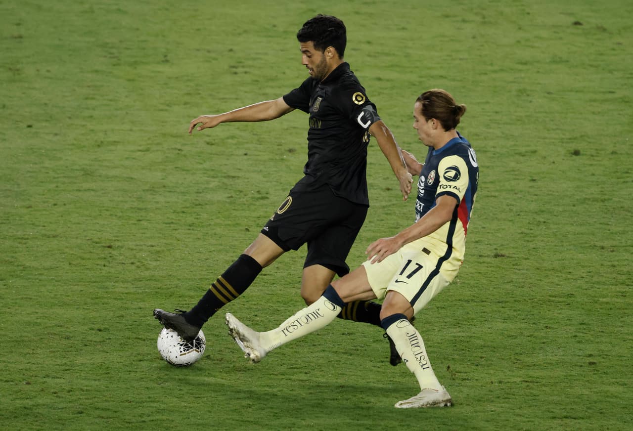 Carlos Vela, ante el Club América.
