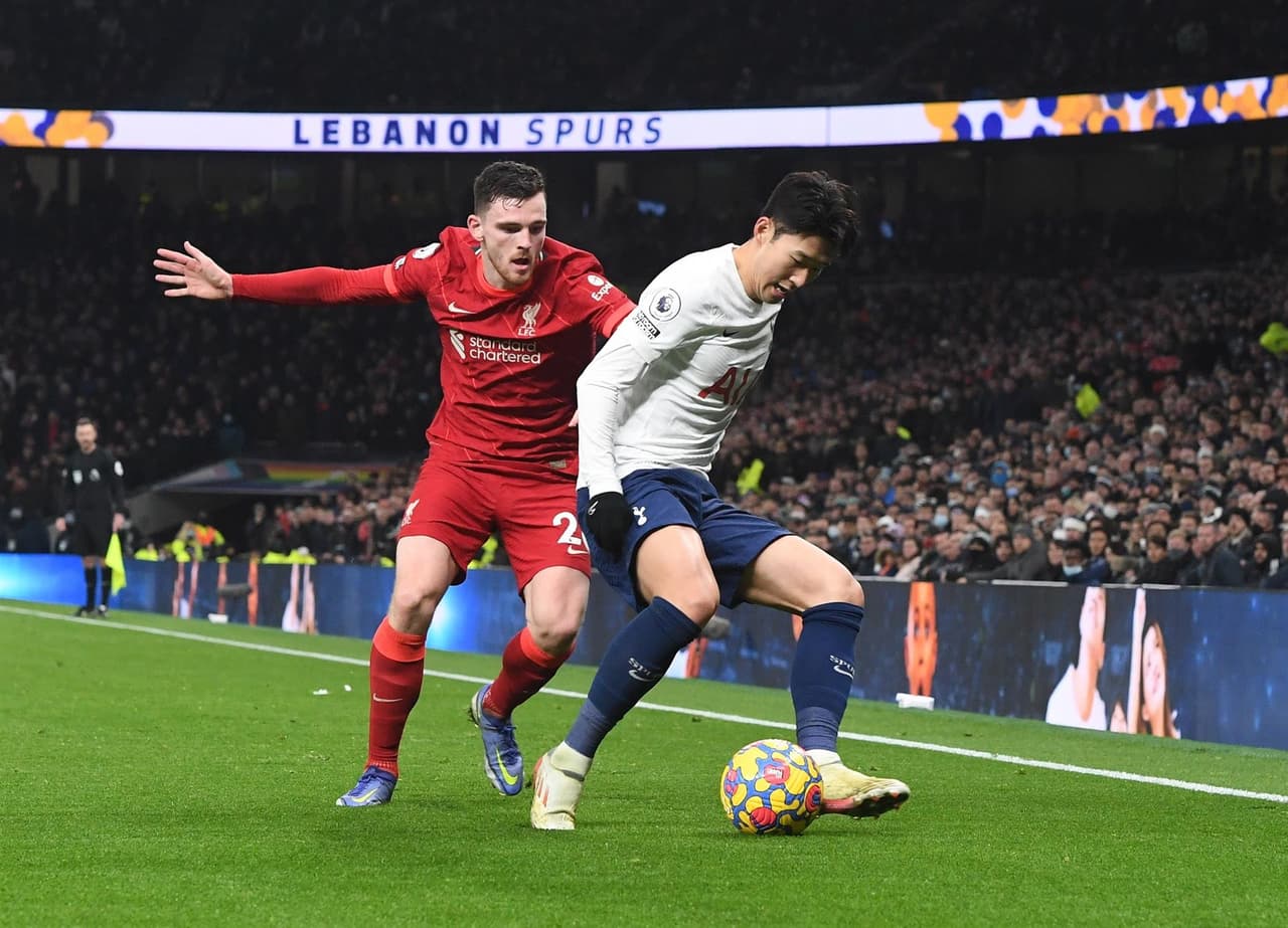 Liverpool y Tottenham reparten puntos durante la J18 de la Premier League. Harry Kane y Son Heung-Min anotaron a favor de los Spurs, mientras que Diogo Jota y Andrew Robertson, quien también salió expulsado al 77', lo hicieron para los visitantes.