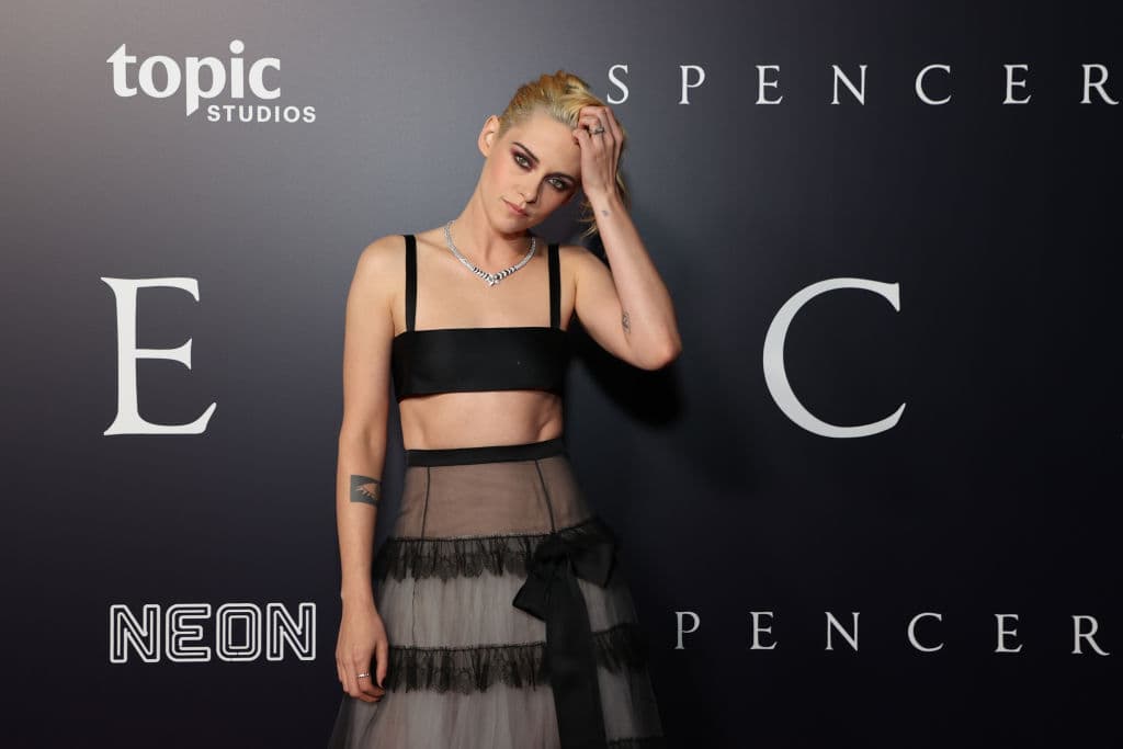 Kristen Stewart obtuvo un nombre por su papel de la princesa Diana en "Spencer".