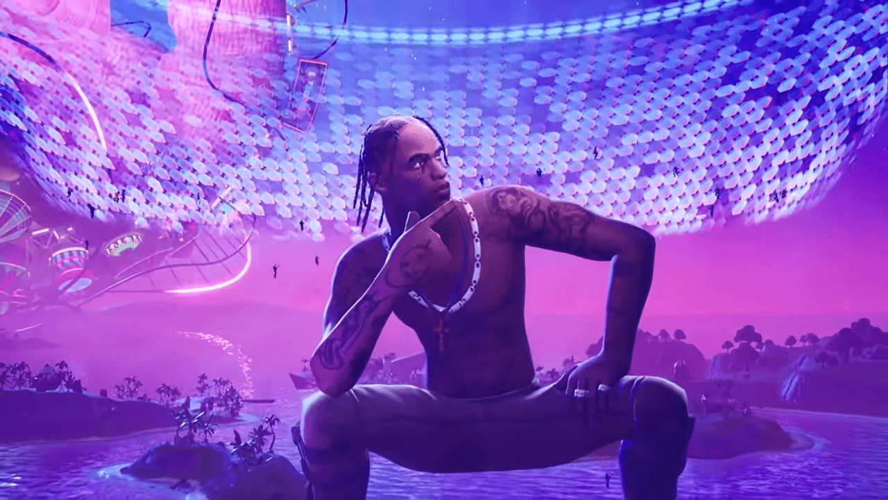 El rapero teletransportaba a los jugadores por el mapa de Fortnite y por toda la galaxia. Lanzaron una máscara especial basada en él, como su propia creación, Astro Jack.