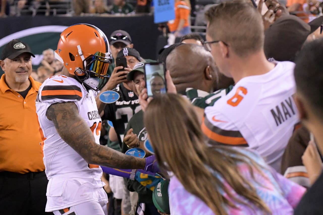 Beckham traía un visor muy colorido previo al juego pero no lo ocupó durante el mismo.