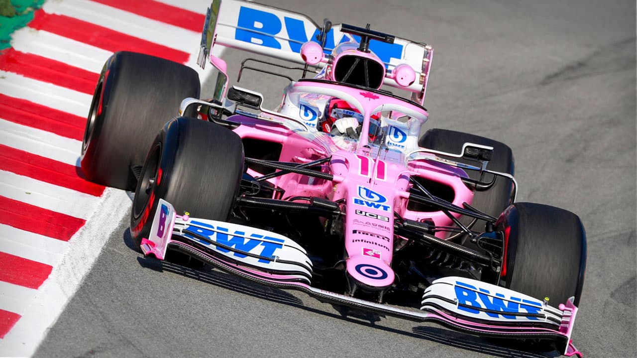 Checo Pérez fue el más rápido en las pruebas de la F1 en Barcelona