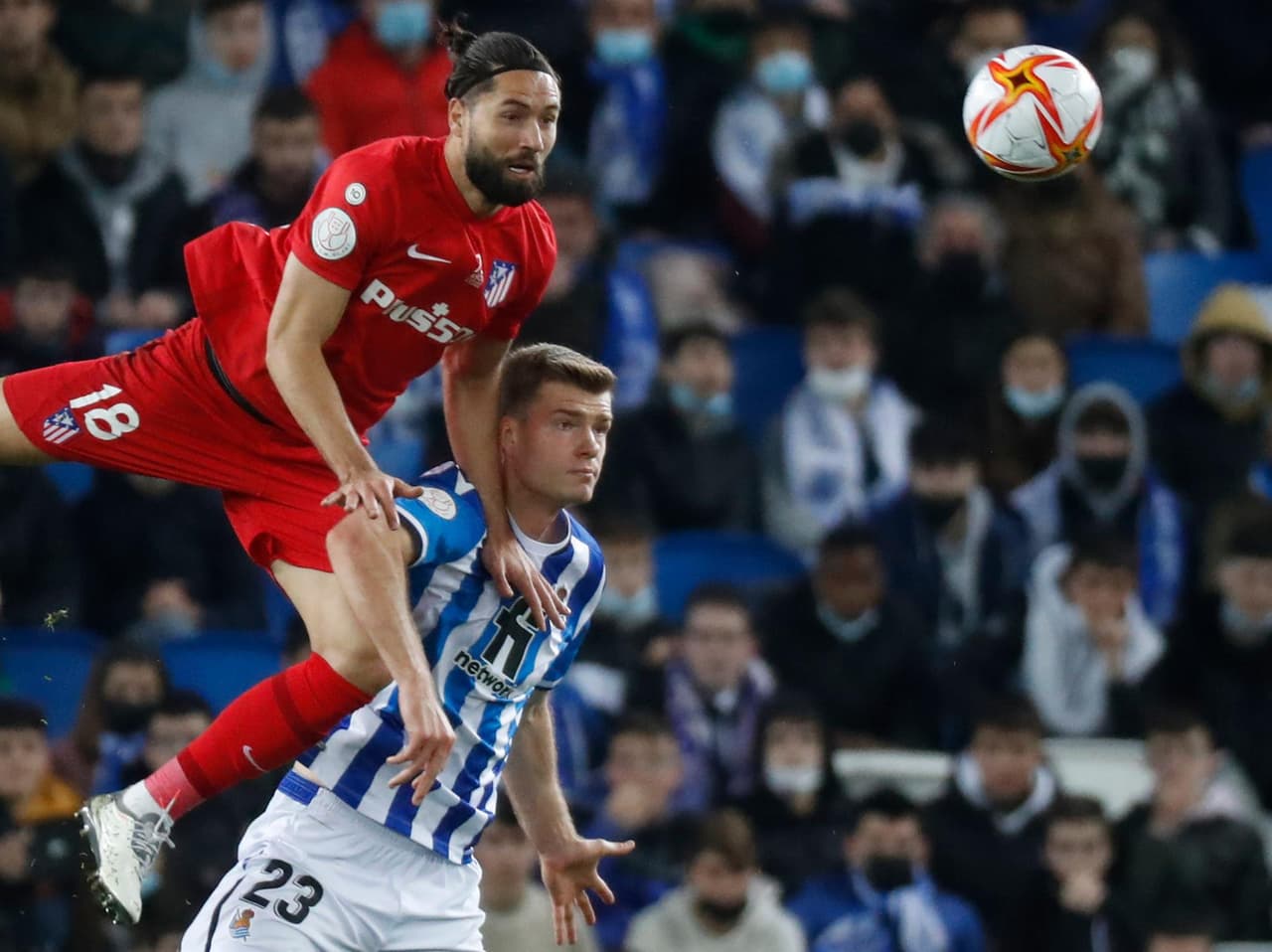 La Real Sociedad deja fuera de la Copa del Rey al Atlético de Madrid con dos goles, cortesía de Adnan Januzaj (33') y Alexander Sorloth (47'), consiguiendo su pase a Cuartos de Final. Héctor Herrera salió como titular a la cancha.