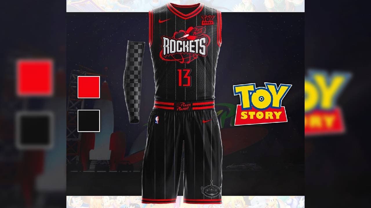 'Pizza Planeta' de 'Toy Story' sería el patrocinador oficial de los Houston Rockets.