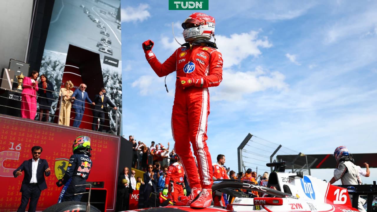 Leclerc se lleva el triunfo en Gran Bretaña; Checo Pérez, por delante de Antonelli